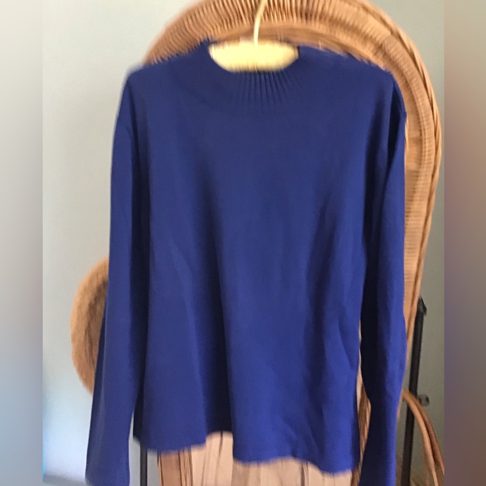 Talbots royal blue sweater 100% Cotton